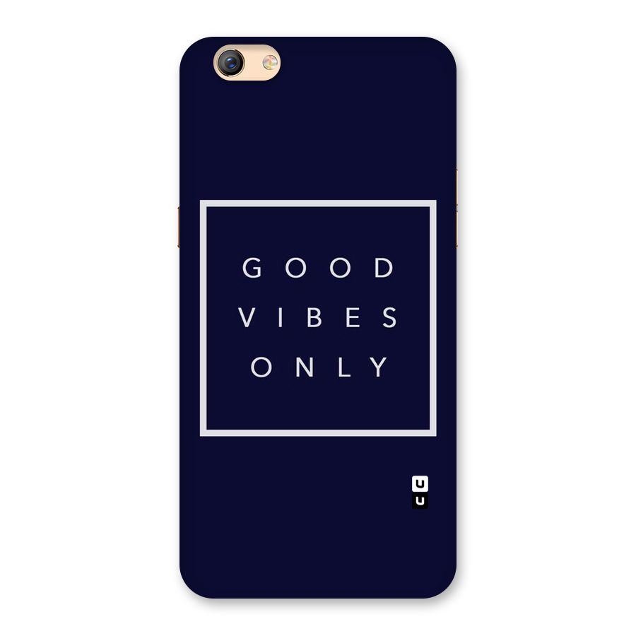 Blue White Vibes Back Case for Oppo F3 Plus