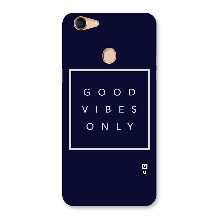 Blue White Vibes Back Case for Oppo F5