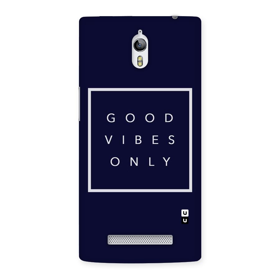 Blue White Vibes Back Case for Oppo Find 7