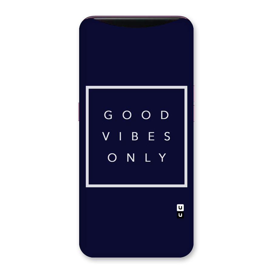 Blue White Vibes Back Case for Oppo Find X