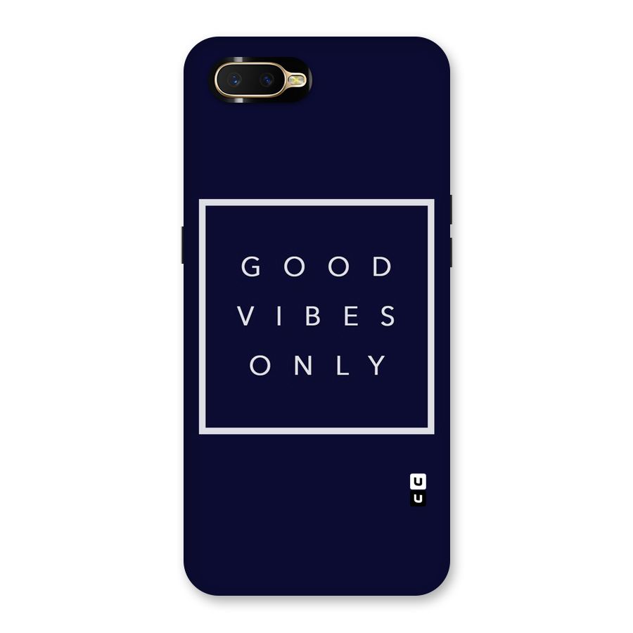 Blue White Vibes Back Case for Oppo K1