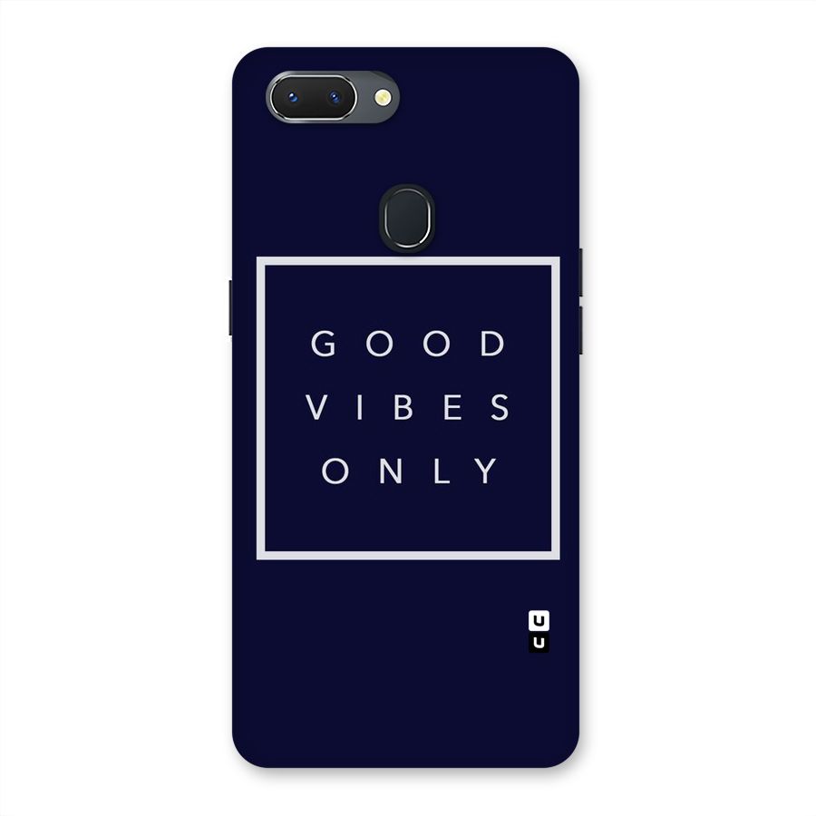 Blue White Vibes Back Case for Oppo Realme 2