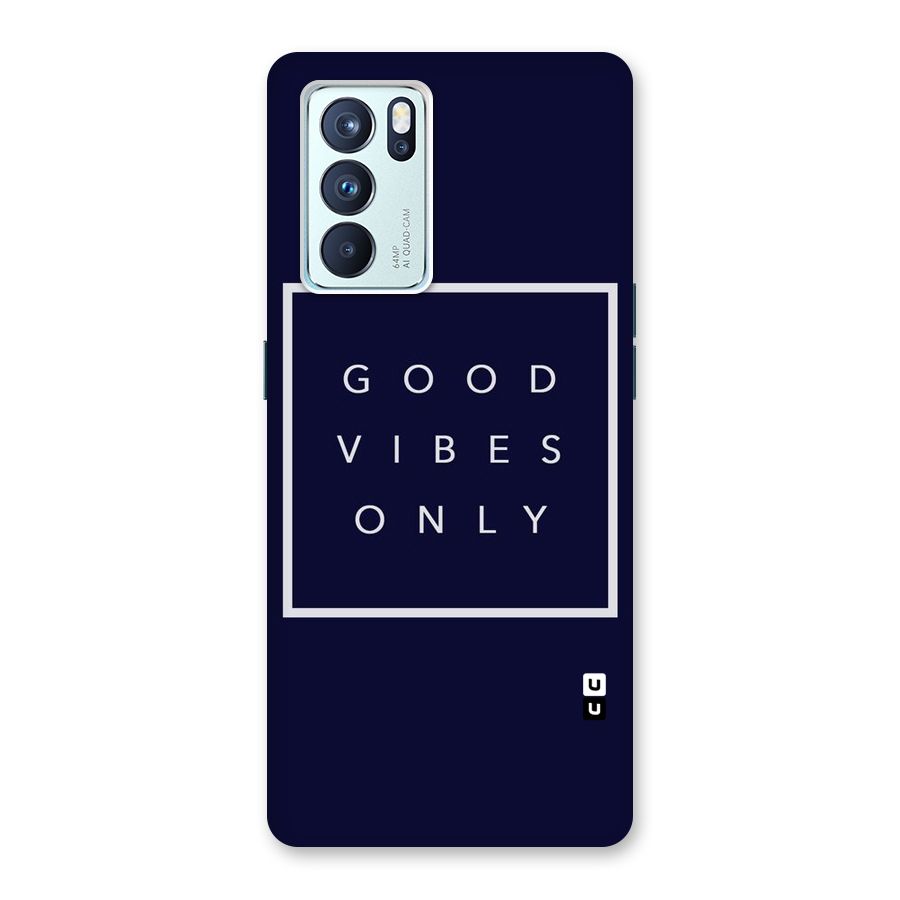 Blue White Vibes Back Case for Oppo Reno6 Pro 5G