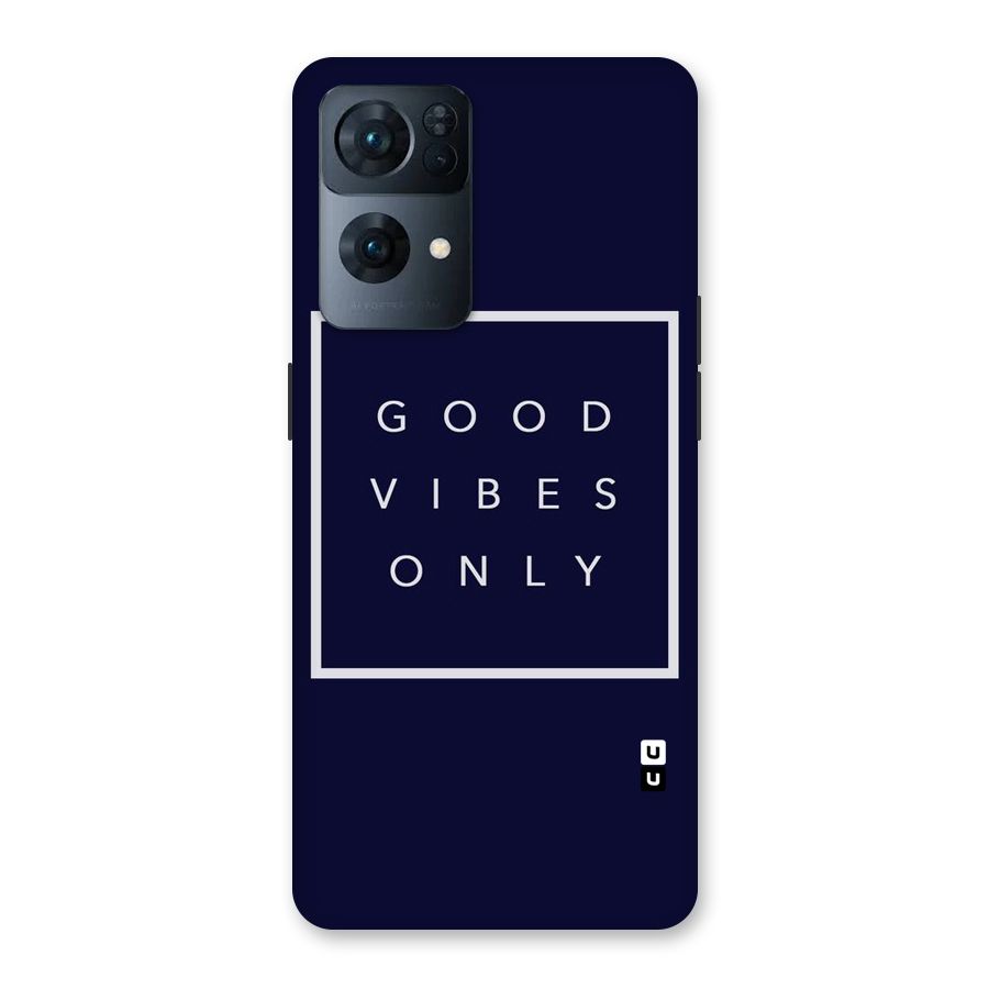 Blue White Vibes Back Case for Oppo Reno7 Pro 5G