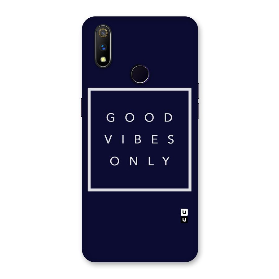 Blue White Vibes Back Case for Realme 3 Pro