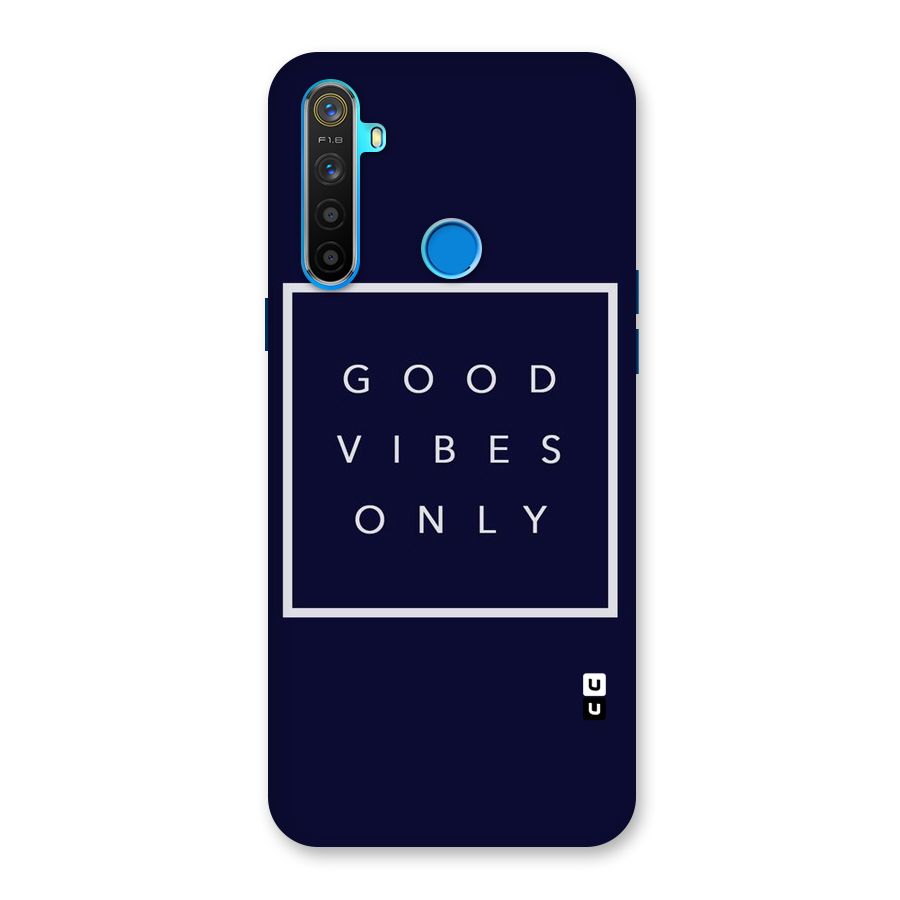 Blue White Vibes Back Case for Realme 5