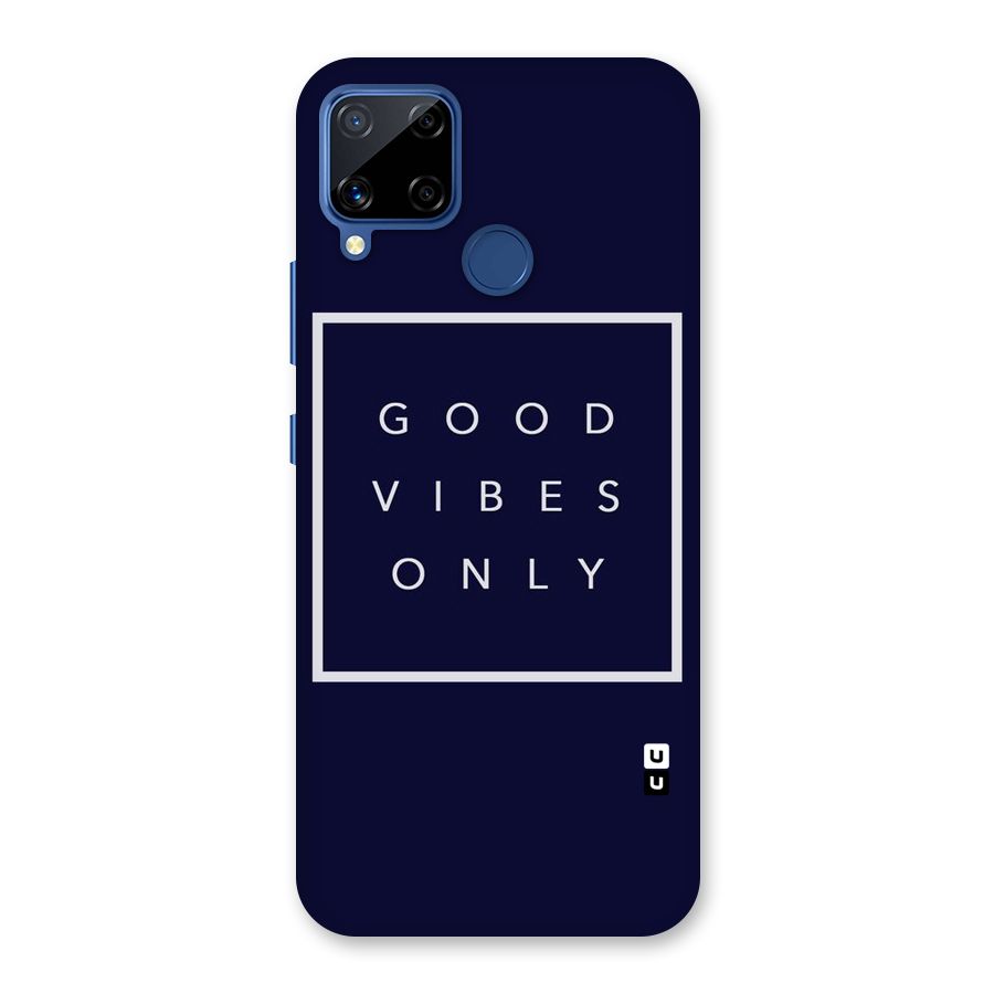 Blue White Vibes Back Case for Realme C15