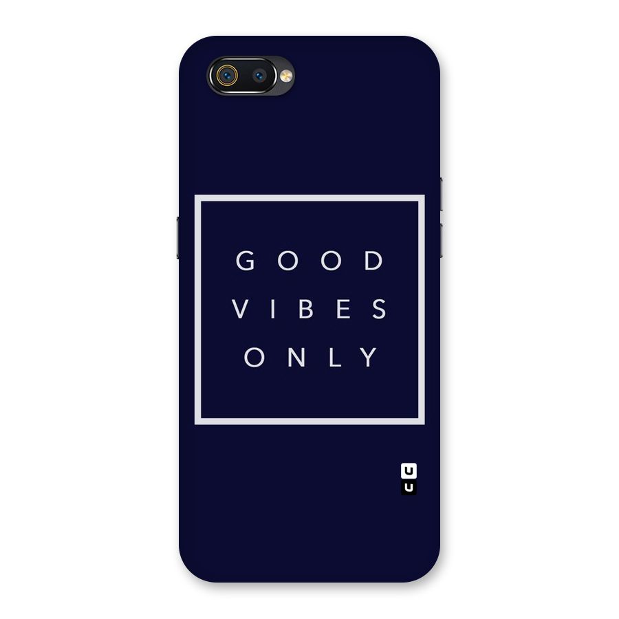 Blue White Vibes Back Case for Realme C2