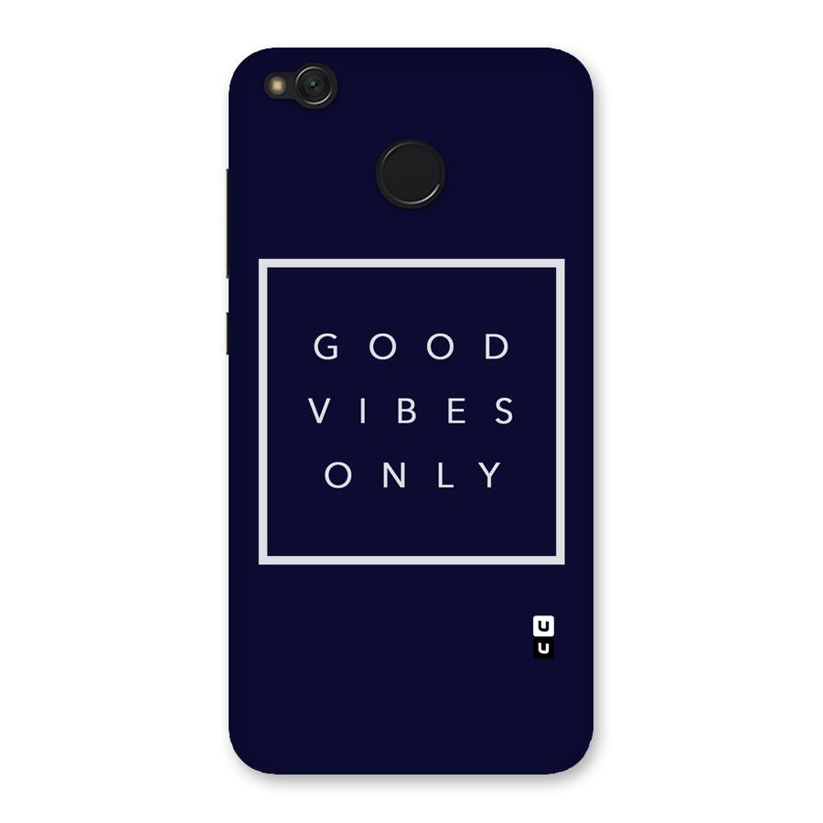 Blue White Vibes Back Case for Redmi 4