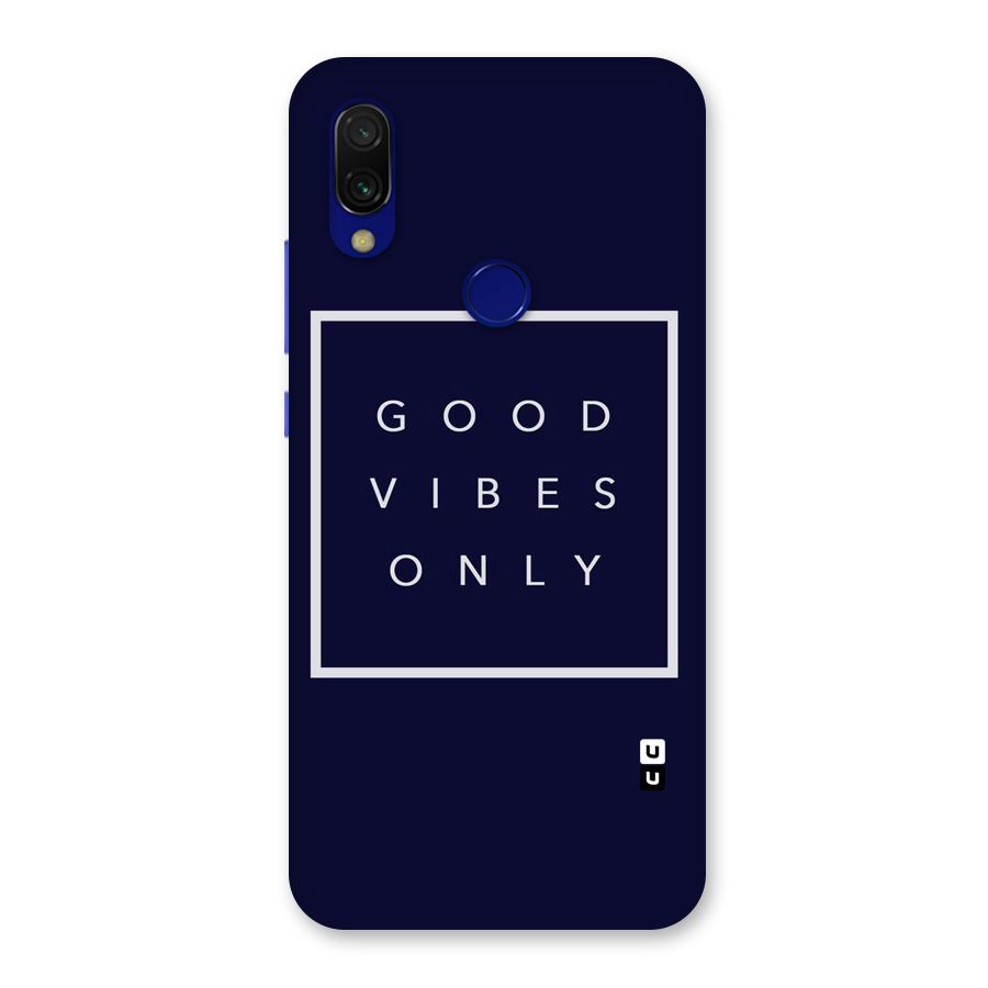 Blue White Vibes Back Case for Redmi 7