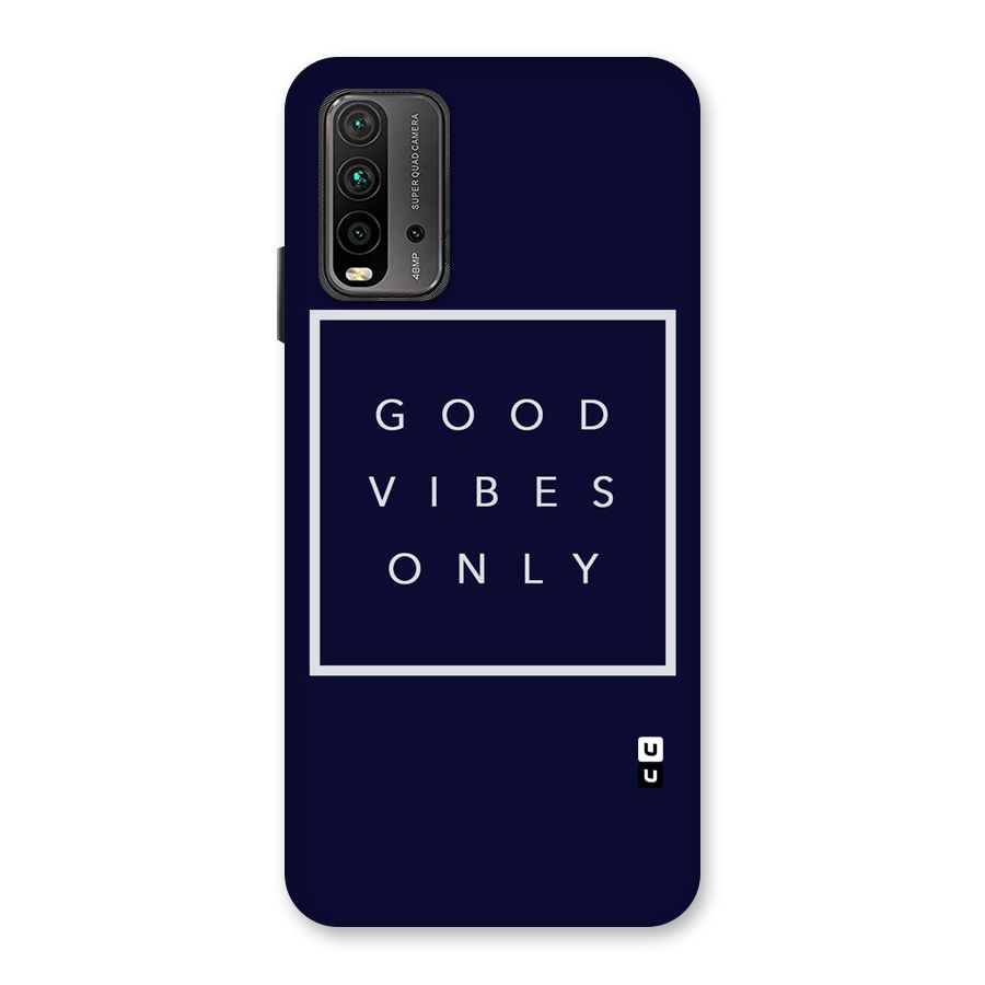 Blue White Vibes Back Case for Redmi 9 Power