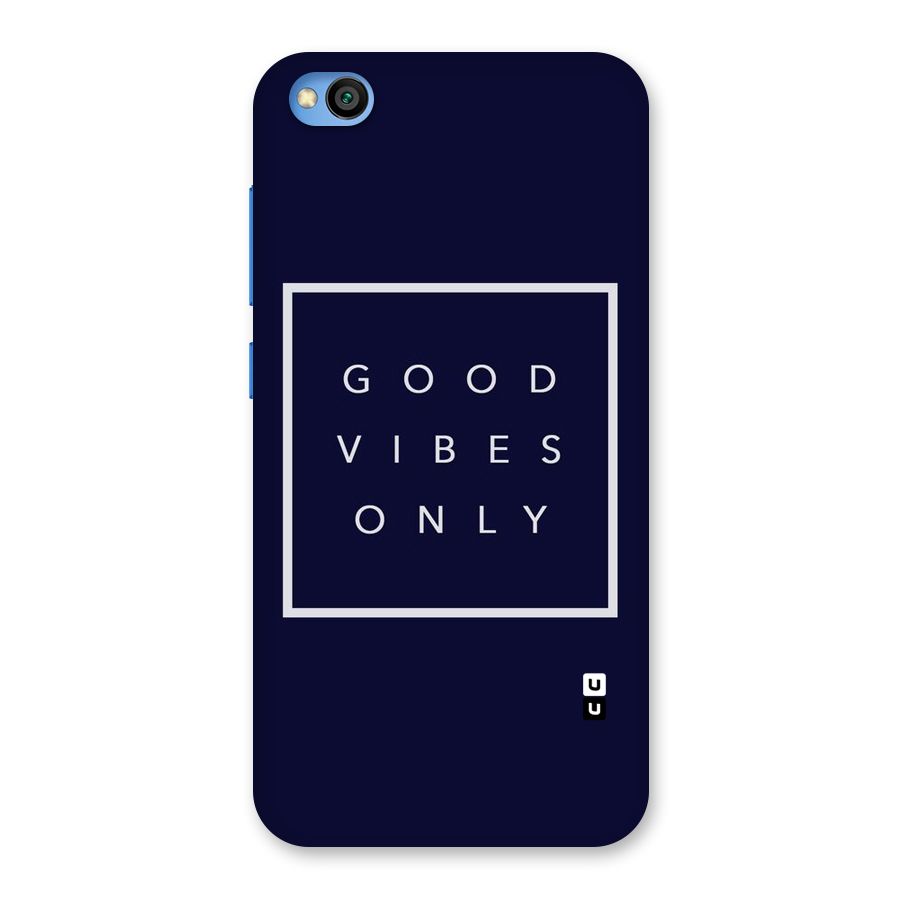 Blue White Vibes Back Case for Redmi Go