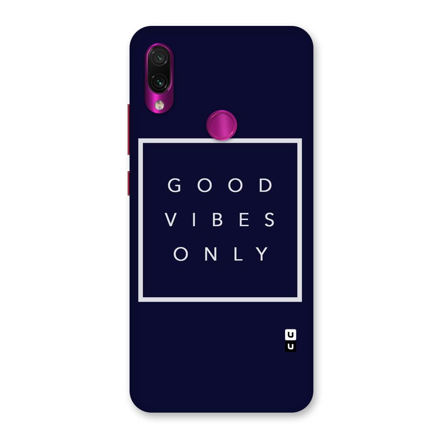 Blue White Vibes Back Case for Redmi Note 7 Pro