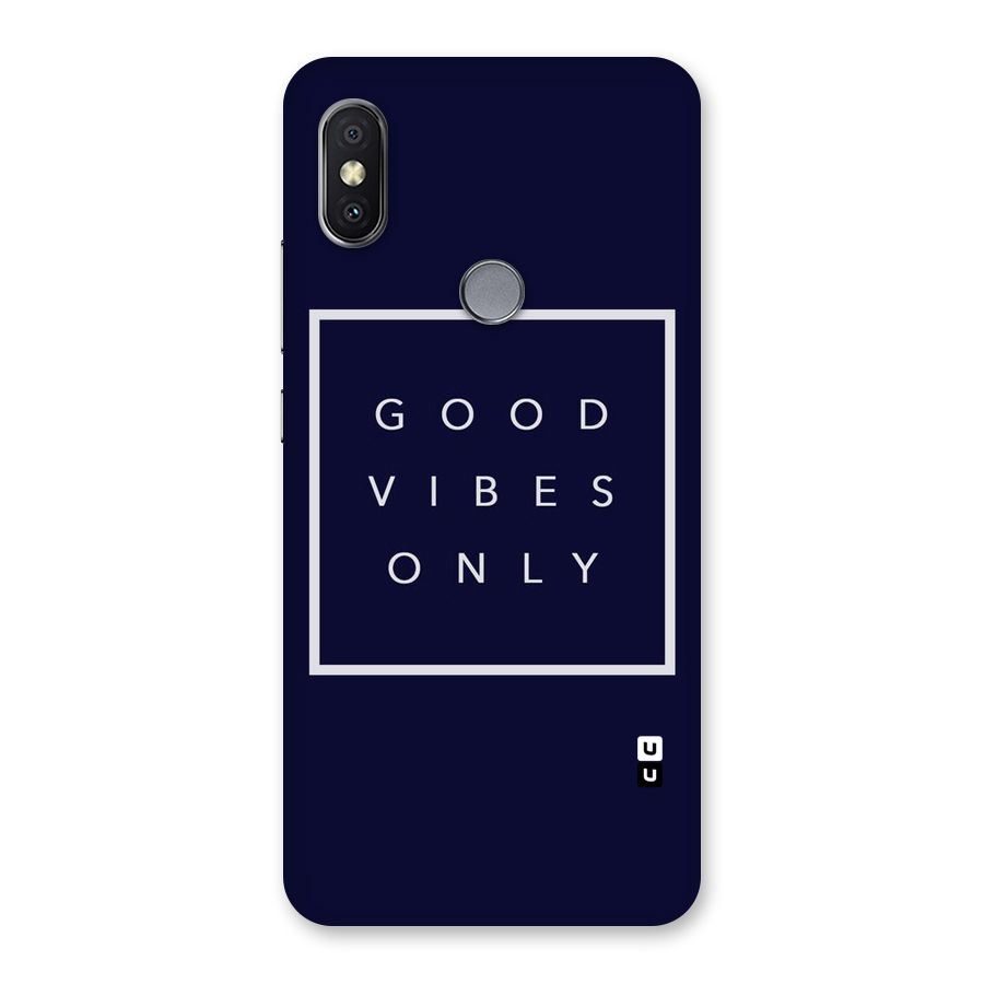 Blue White Vibes Back Case for Redmi Y2
