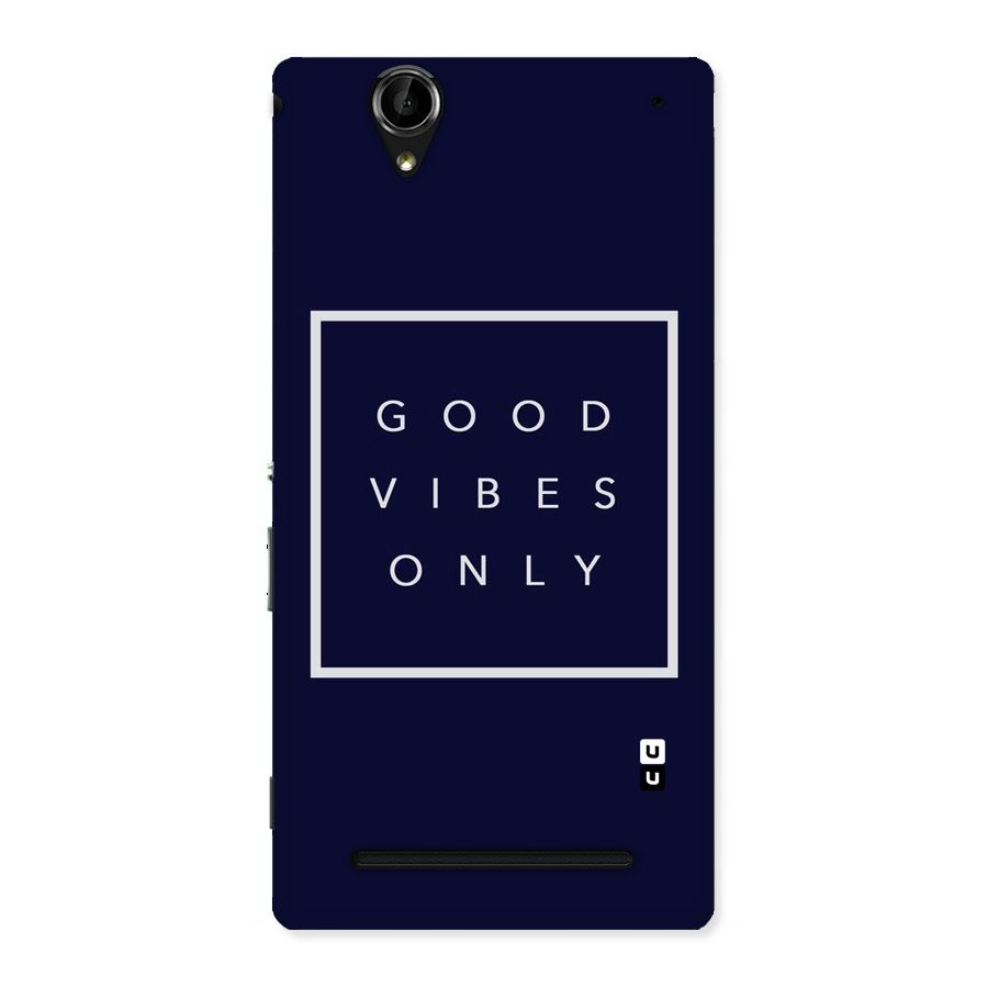 Blue White Vibes Back Case for Sony Xperia T2