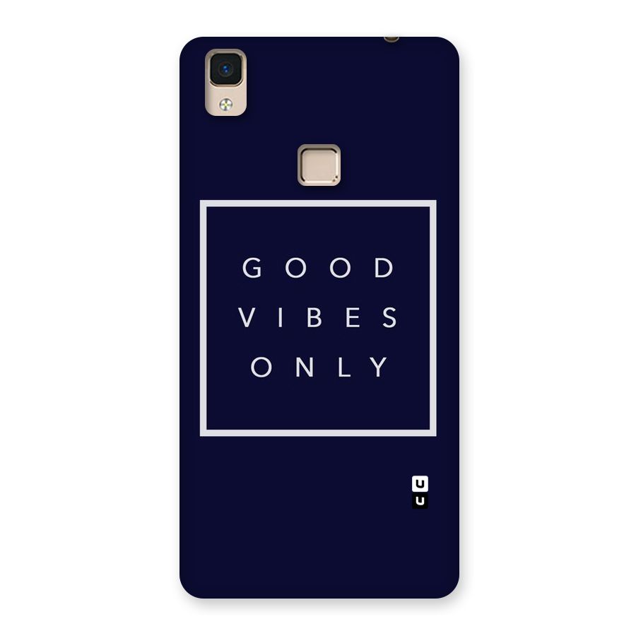 Blue White Vibes Back Case for V3 Max