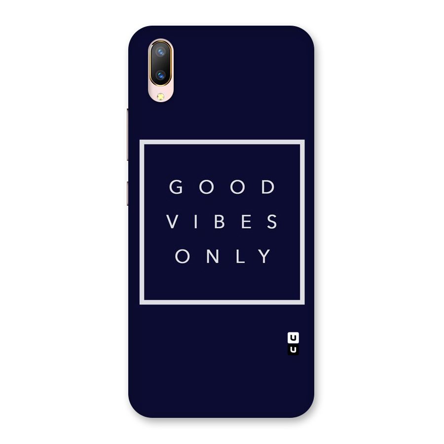Blue White Vibes Back Case for Vivo V11 Pro