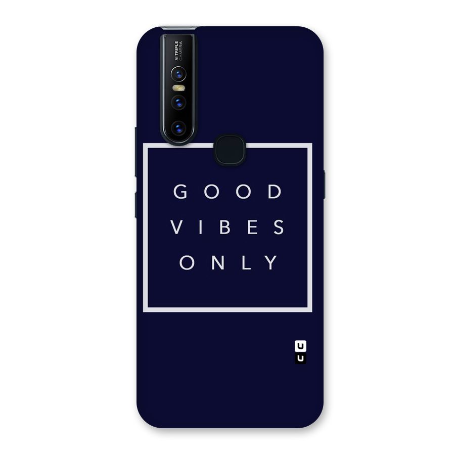 Blue White Vibes Back Case for Vivo V15