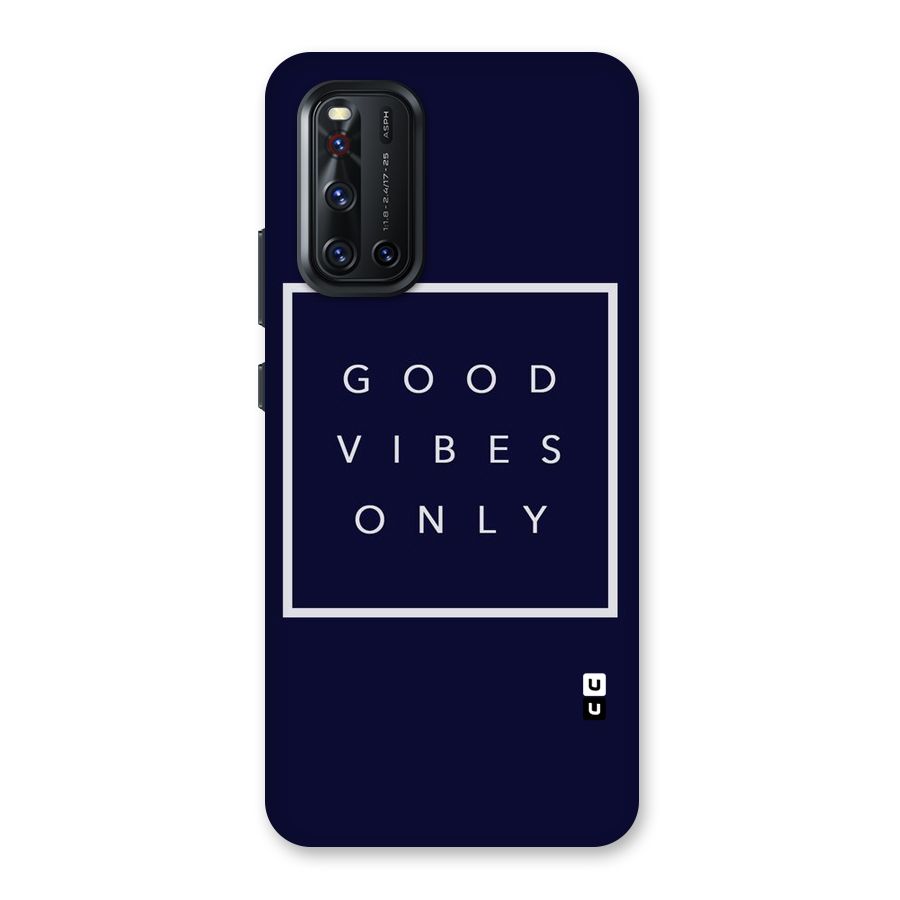 Blue White Vibes Back Case for Vivo V19