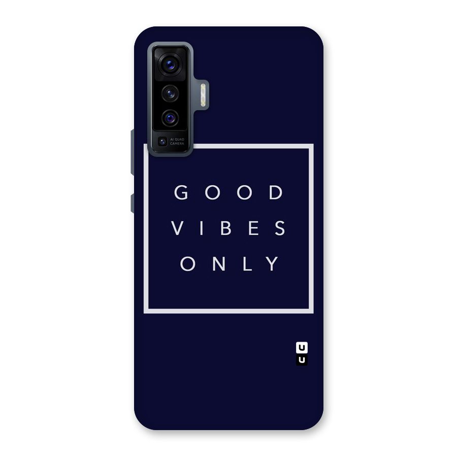 Blue White Vibes Back Case for Vivo X50