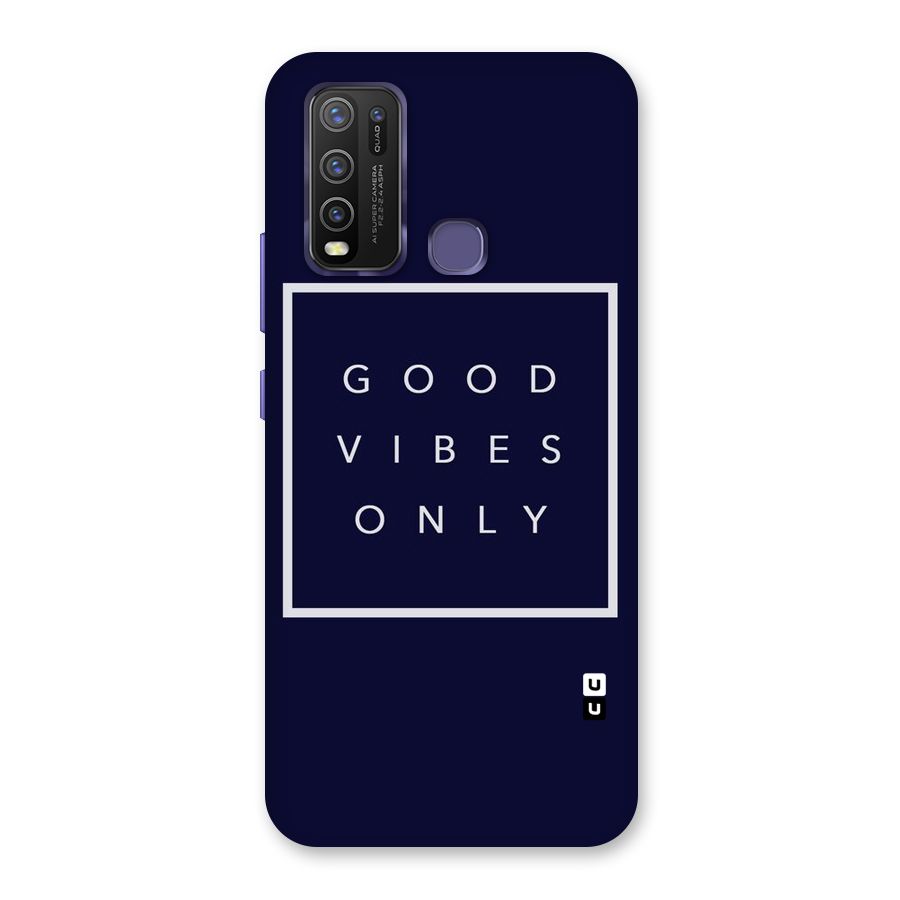 Blue White Vibes Back Case for Vivo Y50