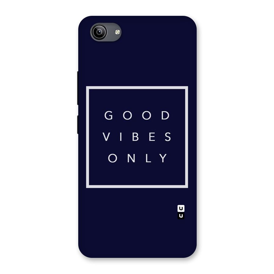 Blue White Vibes Back Case for Vivo Y81i