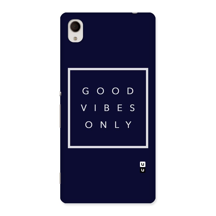 Blue White Vibes Back Case for Xperia M4 Aqua