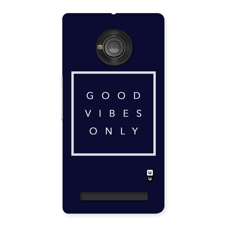 Blue White Vibes Back Case for Yu Yuphoria