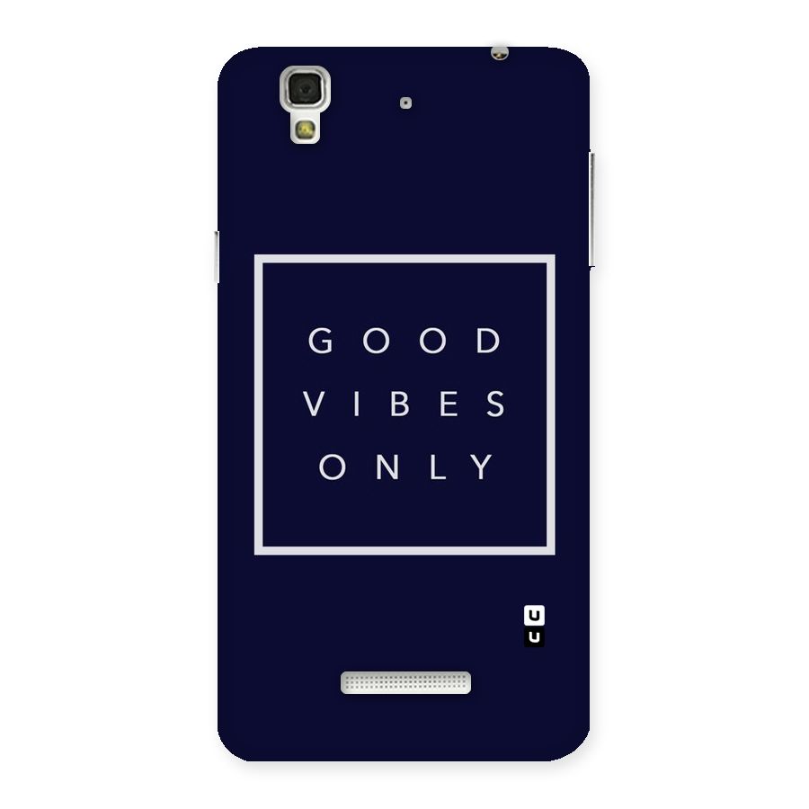 Blue White Vibes Back Case for Yu Yureka