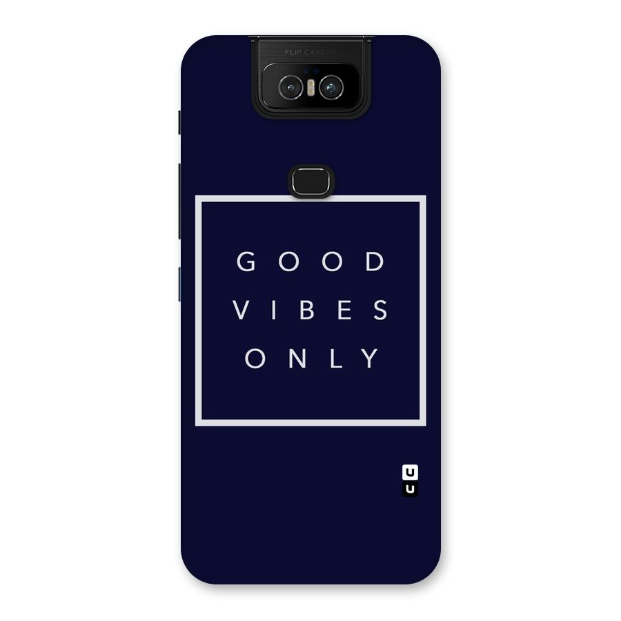 Blue White Vibes Back Case for Zenfone 6z
