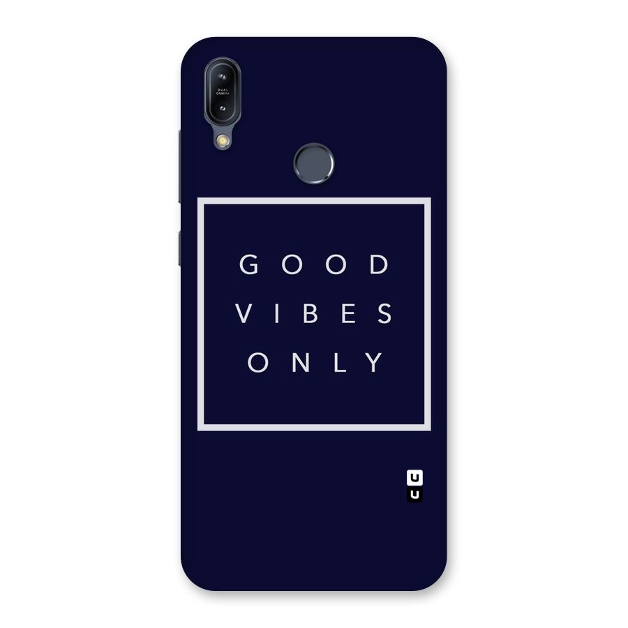 Blue White Vibes Back Case for Zenfone Max M2