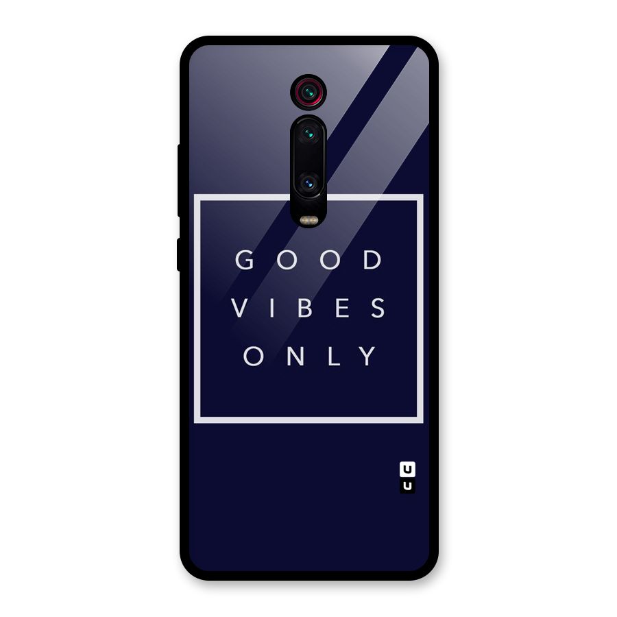 Blue White Vibes Glass Back Case for Redmi K20 Pro