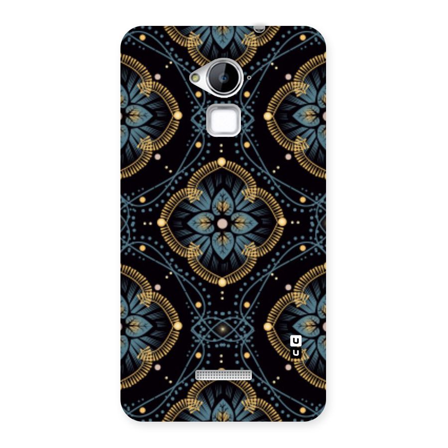 Blue With Black Flower Back Case for Coolpad Note 3