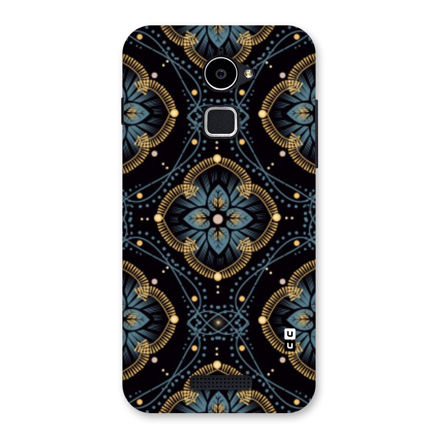 Blue With Black Flower Back Case for Coolpad Note 3 Lite
