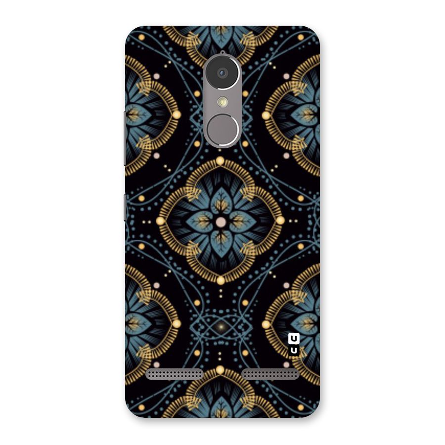 Blue With Black Flower Back Case for Lenovo K6 Power