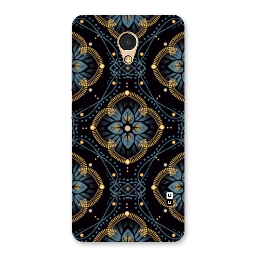 Blue With Black Flower Back Case for Lenovo P2