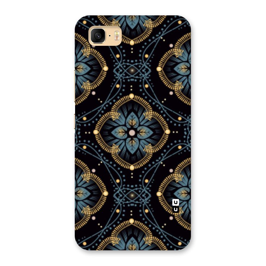 Blue With Black Flower Back Case for Zenfone 3s Max