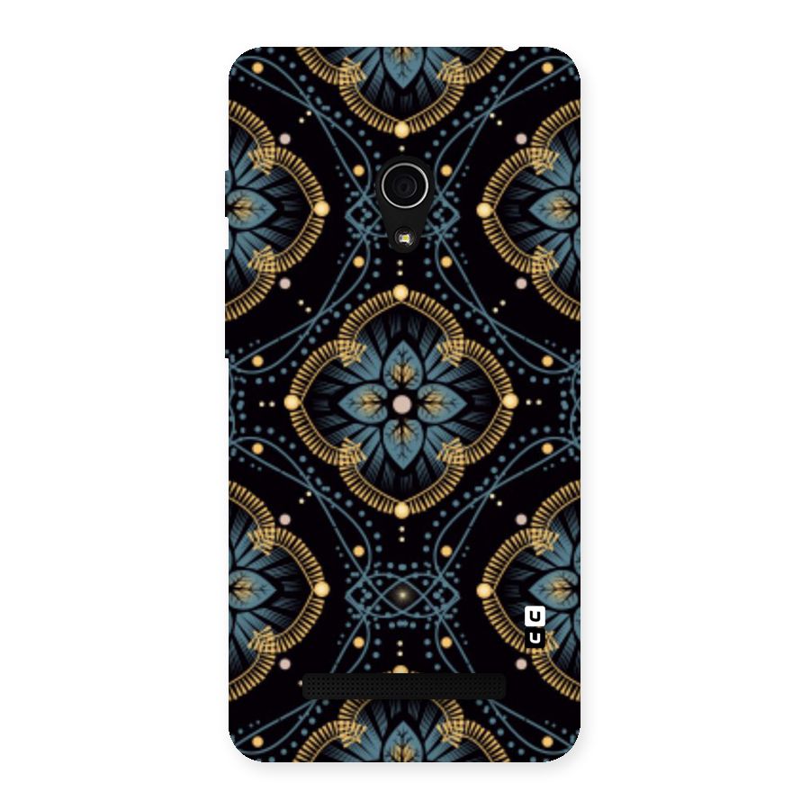 Blue With Black Flower Back Case for Zenfone 5