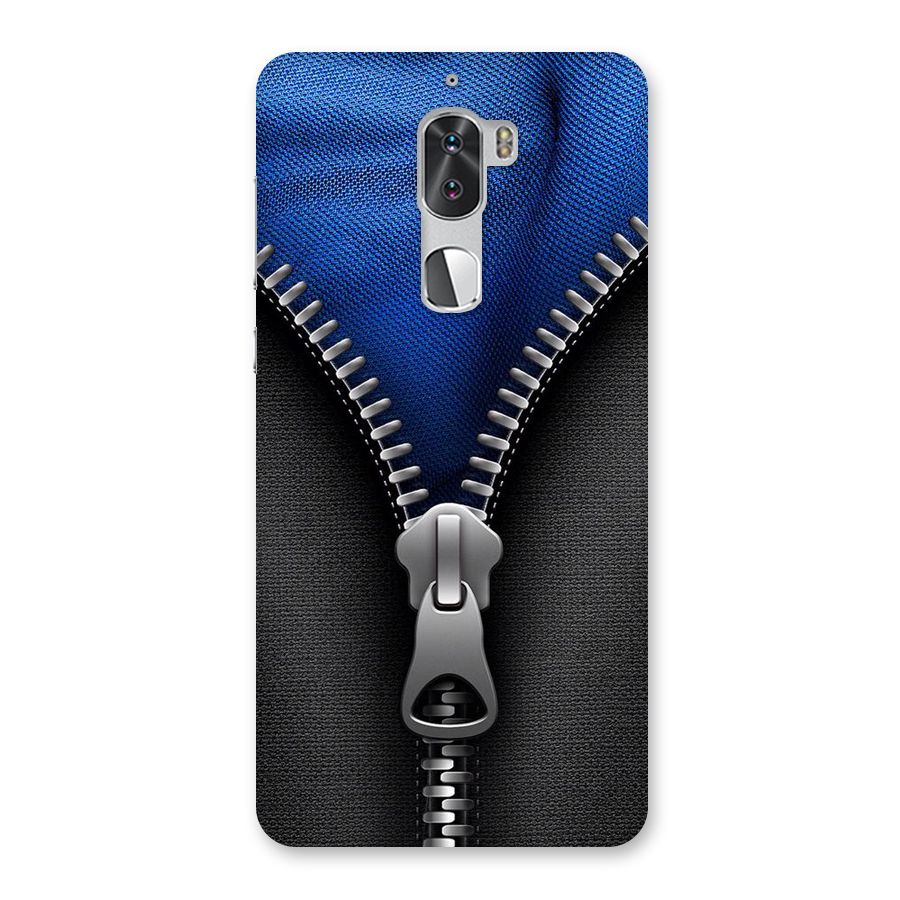 Blue Zipper Back Case for Coolpad Cool 1