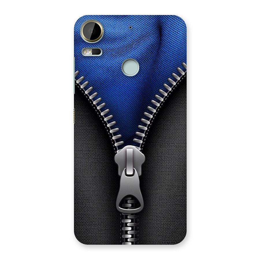 Blue Zipper Back Case for Desire 10 Pro