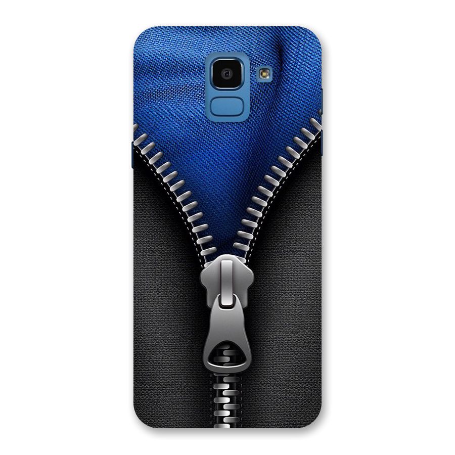 Blue Zipper Back Case for Galaxy On6