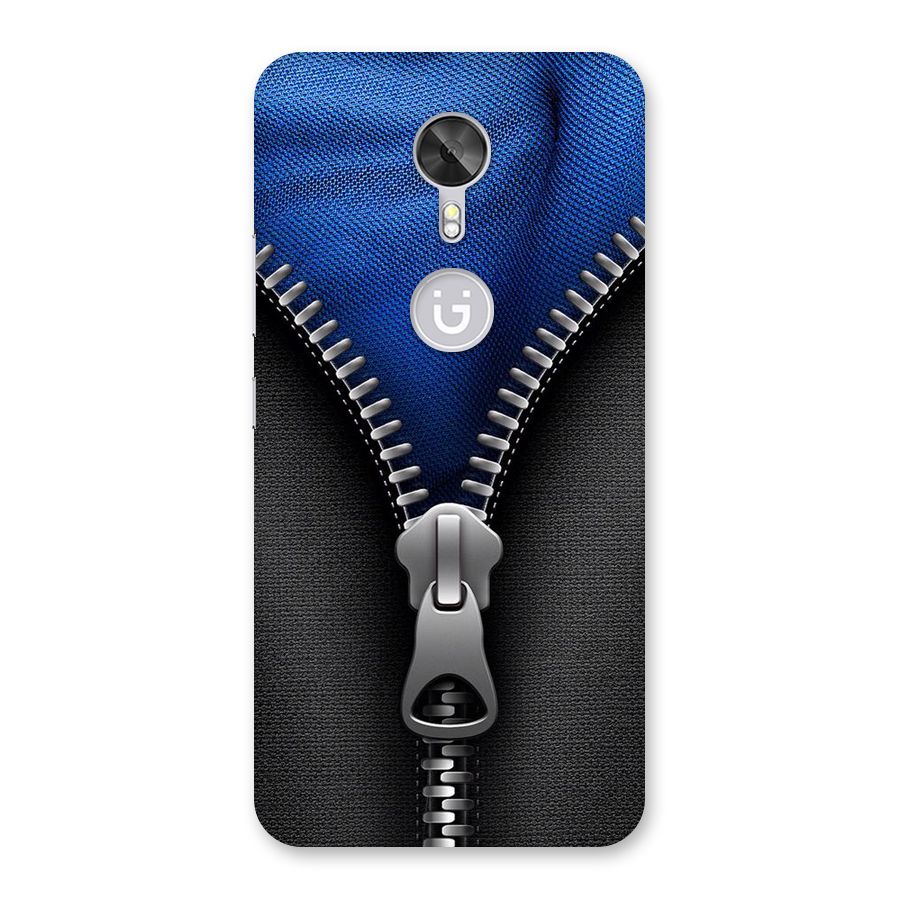 Blue Zipper Back Case for Gionee A1
