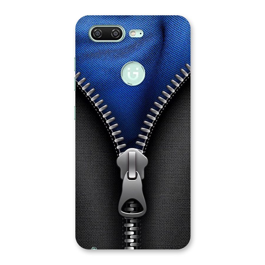 Blue Zipper Back Case for Gionee S10