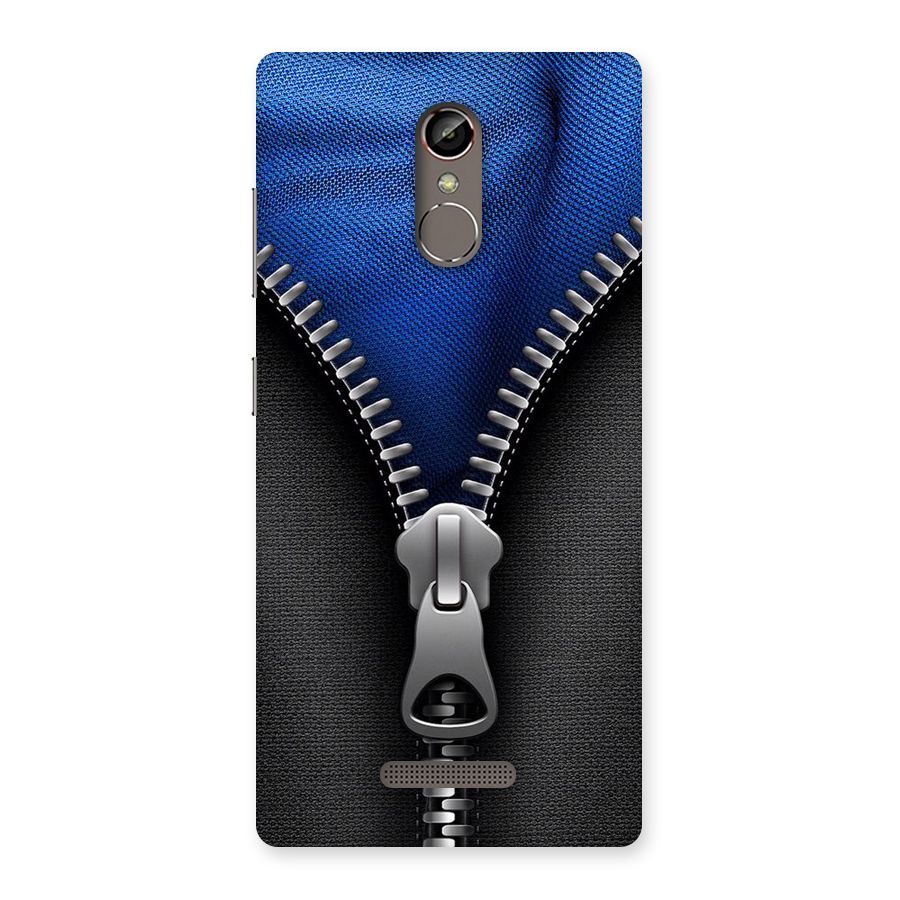 Blue Zipper Back Case for Gionee S6s