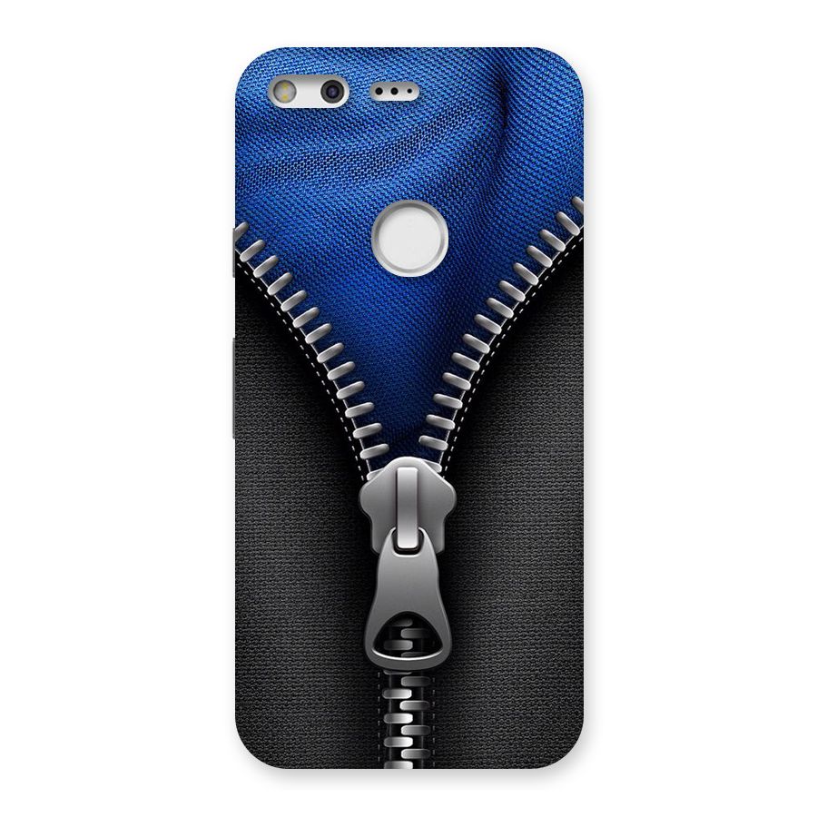 Blue Zipper Back Case for Google Pixel