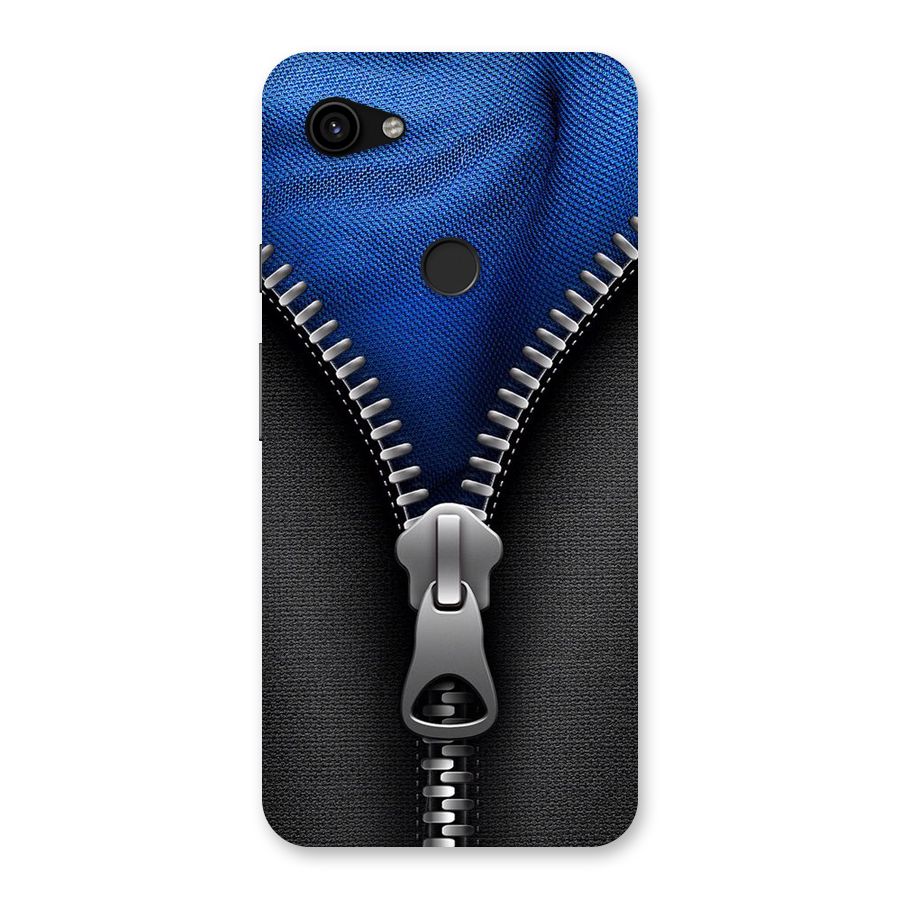 Blue Zipper Back Case for Google Pixel 3a XL