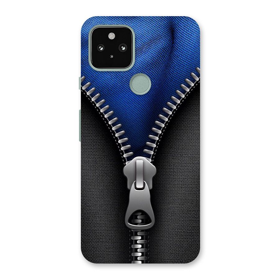 Blue Zipper Back Case for Google Pixel 5