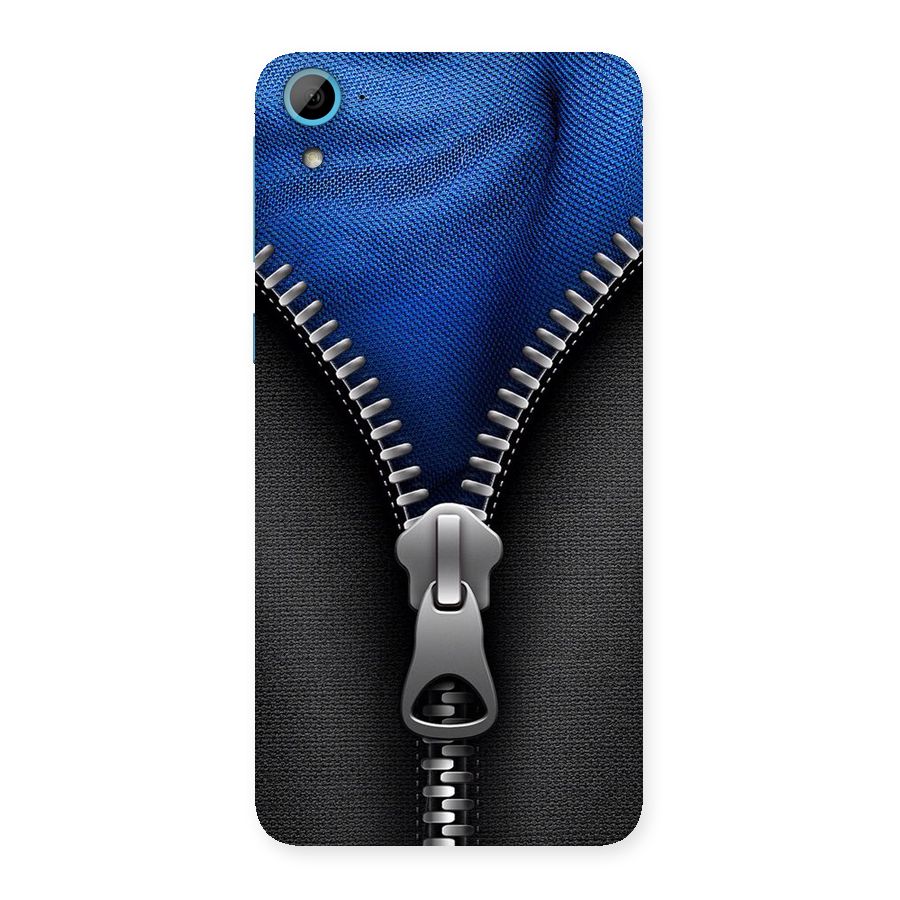 Blue Zipper Back Case for HTC Desire 826