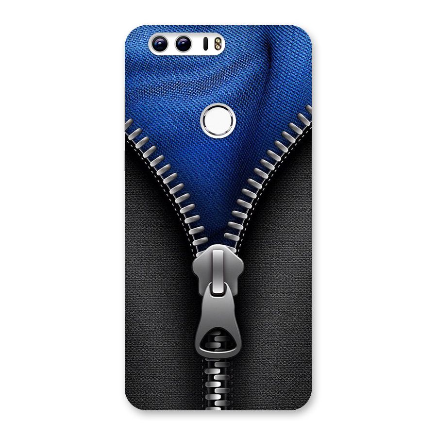 Blue Zipper Back Case for Honor 8