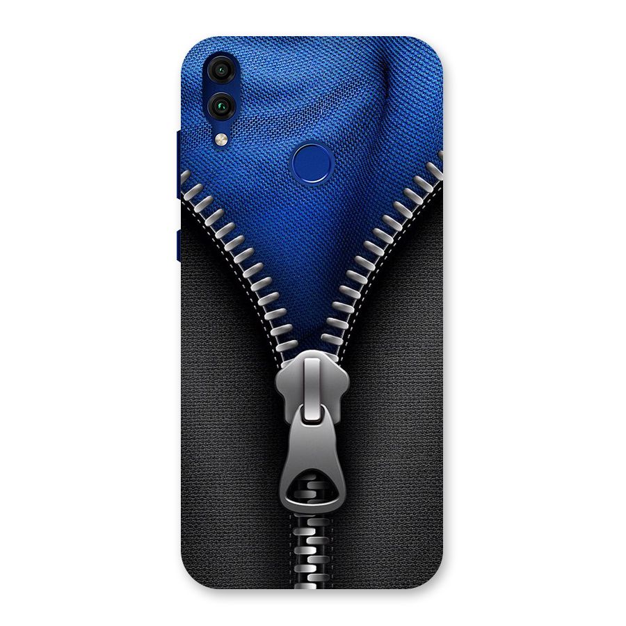 Blue Zipper Back Case for Honor 8C